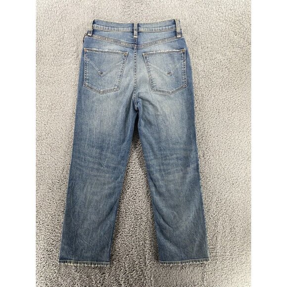 Hudson Womens‎ Blue Remi High Rise Medium Wash Cropped Straight Jeans Size 25 - Picture 3 of 8